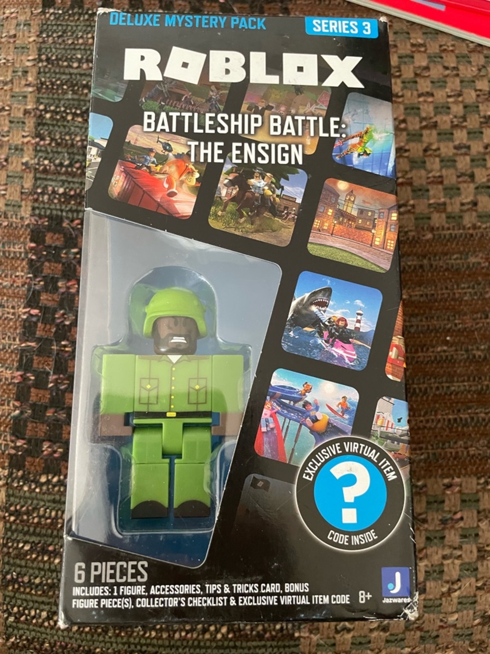 Roblox Battleship Battle: The Ensign Green Action Figure - Series 3
